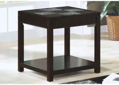 Monarch Specialties I 7801E Accent Table, Side, End, Nightstand, Lamp, Living Room, Bedroom, Laminate, Brown, Transitional