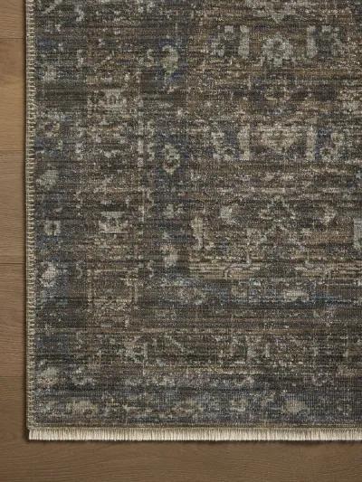 Heritage HER-14 Lagoon / Tobacco 3''0" x 5''0" Rug by Patent Pending