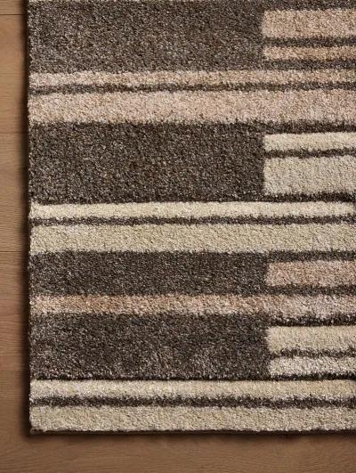 Silas SLA-08 Mocha / Champagne 2''7" x 4' Rug by