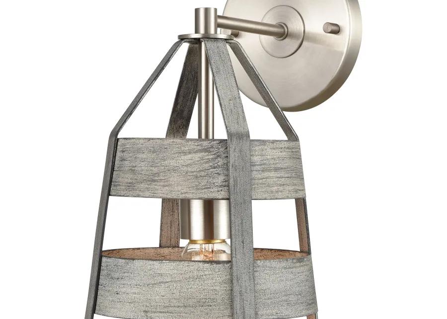 Brigantine 14'' High 1-Light Grey Sconce