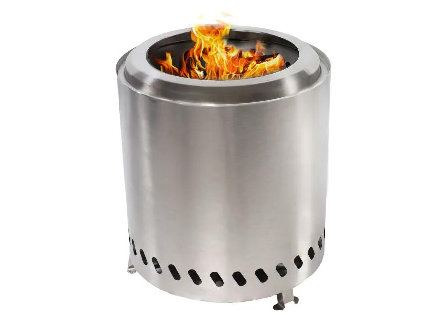 Stainless Steel Tabletop Smokeless Fire Pit - 8.5" Diameter