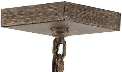 Magnolia Adjustable Iron Rustic Farmhouse LED Pendant