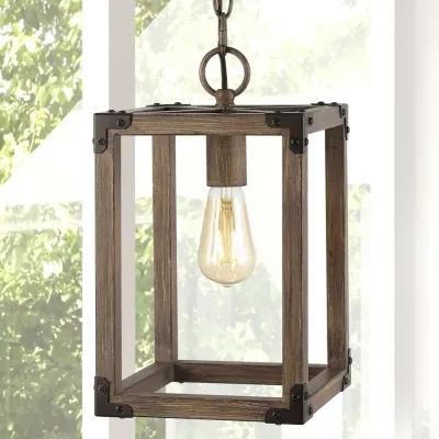 Magnolia Adjustable Iron Rustic Farmhouse LED Pendant