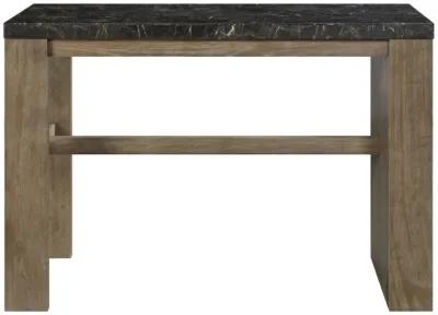 Charnell Counter Height Table  in Marble & Oak Finish DN00551