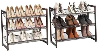 6-Tier Shoe Rack - Spacious Storage Solution for Organized Footwear