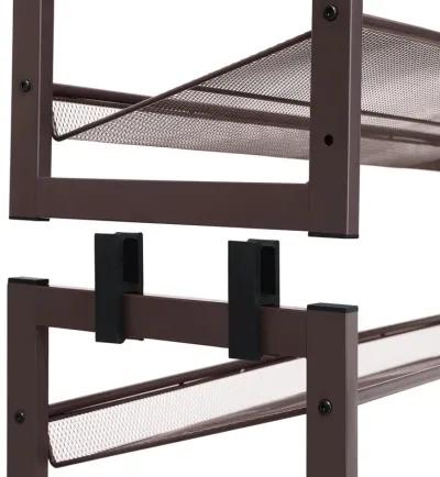 6-Tier Shoe Rack - Spacious Storage Solution for Organized Footwear