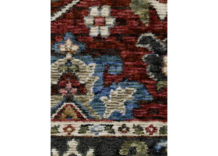 Hastings 3'10" x 5'5" Red Rug