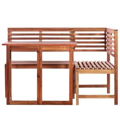 vidaXL 2 Piece Bistro Set Solid Acacia Wood