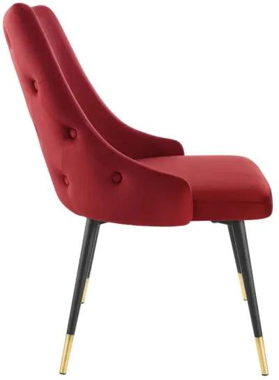 Adorn Tufted Performance Velvet Dining Side Chair-Benzara