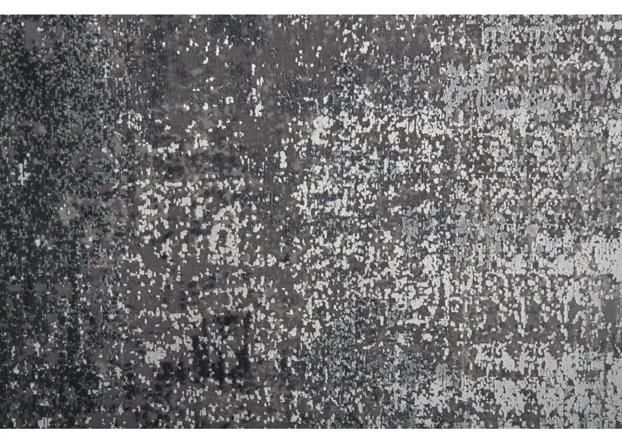 Cadiz 39FWF Gray/Black/Silver 3'1" x 10' Rug