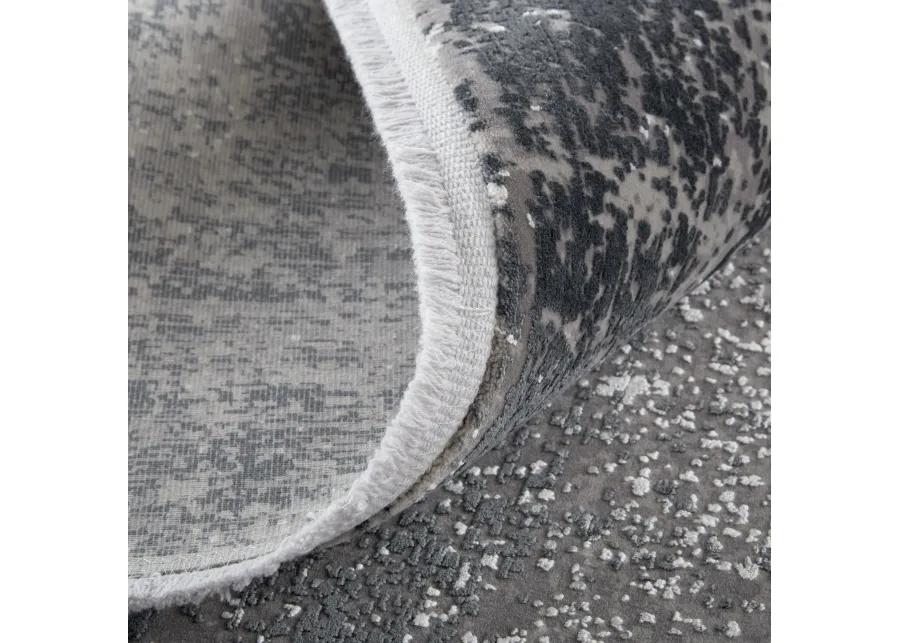 Cadiz 39FWF Gray/Black/Silver 3'1" x 10' Rug