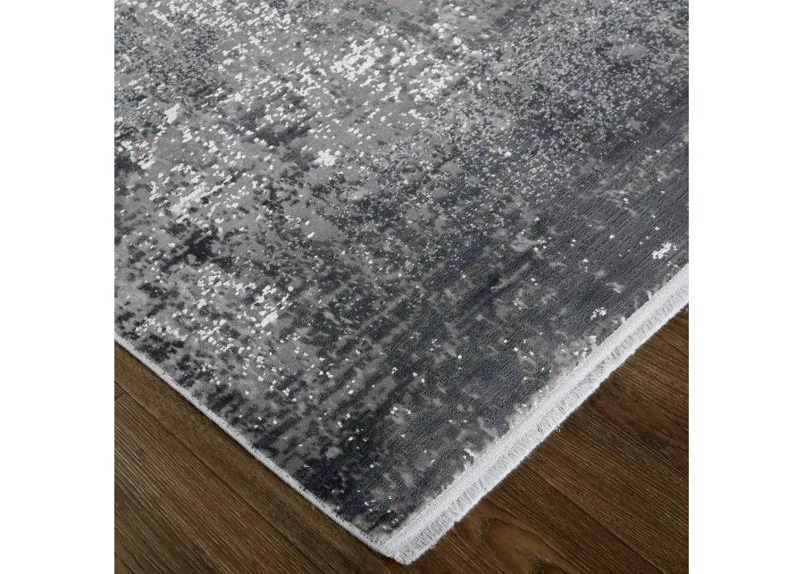 Cadiz 39FWF Gray/Black/Silver 3'1" x 10' Rug