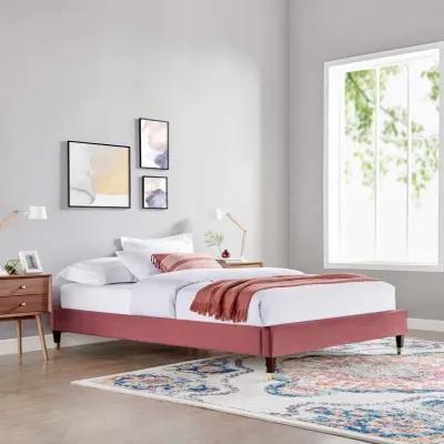 Modway - Harlow King Performance Velvet Platform Bed Frame