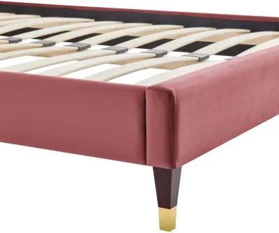 Modway - Harlow King Performance Velvet Platform Bed Frame