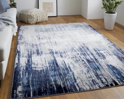 Indio 39GYF Tan/Blue/Ivory 6'7" x 9'6" Rug