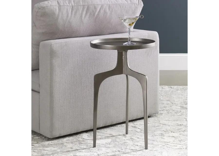 Uttermost Kenna Nickel Accent Table