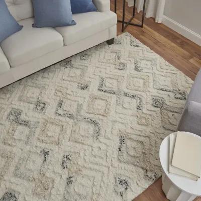 Anica 8004F Ivory/Gray/Black 2' x 3' Rug