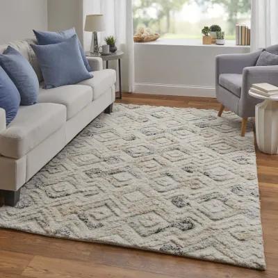 Anica 8004F Ivory/Gray/Black 2' x 3' Rug