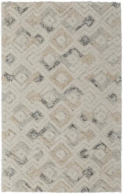 Anica 8004F Ivory/Gray/Black 2' x 3' Rug