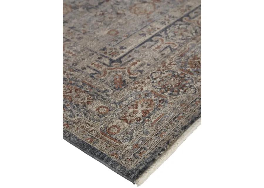 Marquette 3778F Gray/Ivory/Orange 6'7" x 9'10" Rug