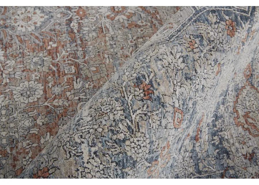 Marquette 3778F Gray/Ivory/Orange 6'7" x 9'10" Rug