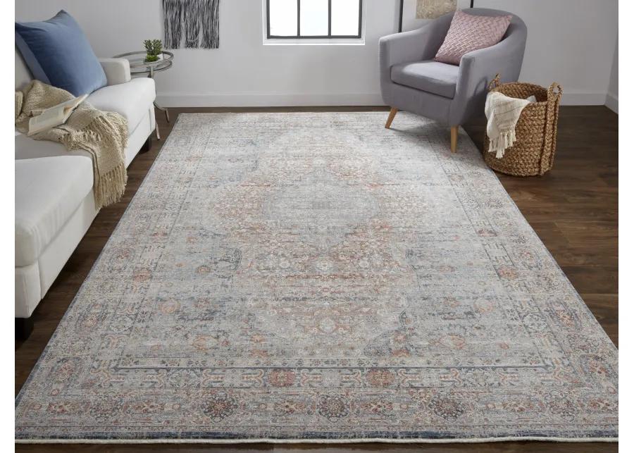 Marquette 3778F Gray/Ivory/Orange 6'7" x 9'10" Rug