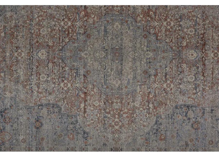 Marquette 3778F Gray/Ivory/Orange 6'7" x 9'10" Rug