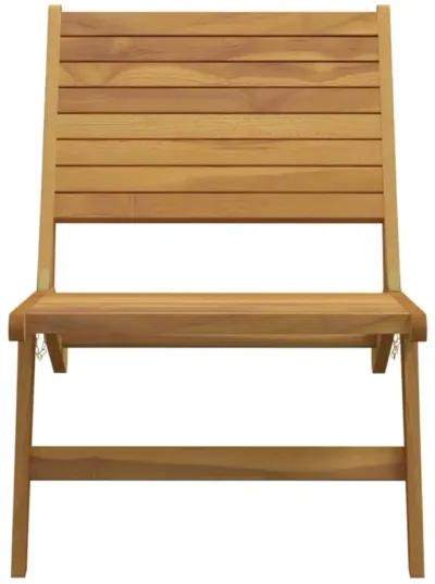 vidaXL Patio Chair Solid Wood Teak