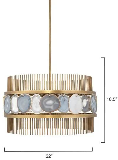 Upsala Agate 8 Light Chandelier