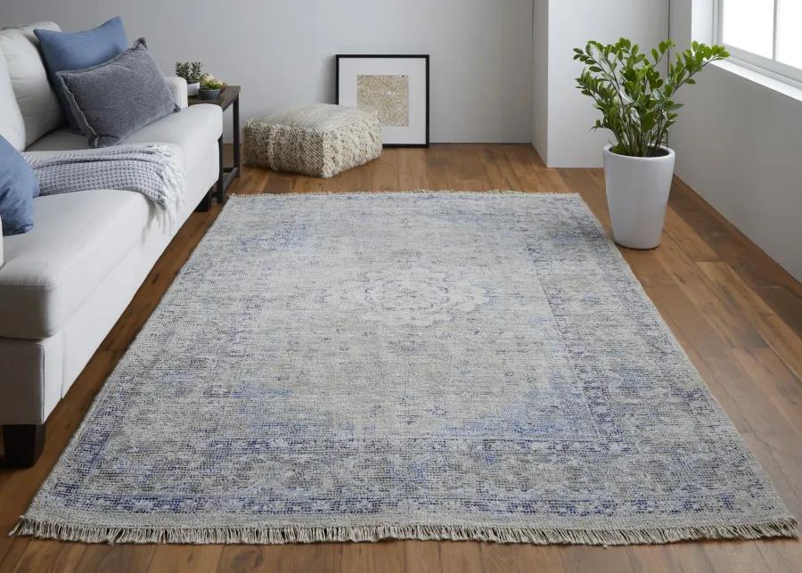 Caldwell 8108F Gray/Blue/Ivory 5' x 7'6" Rug