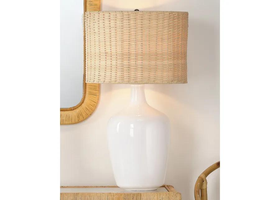 Plum Jar Table Lamp