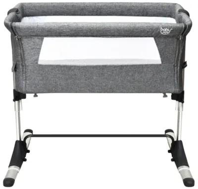 Hivvago Travel Portable Baby Bed Side Sleeper  Bassinet Crib with Carrying Bag