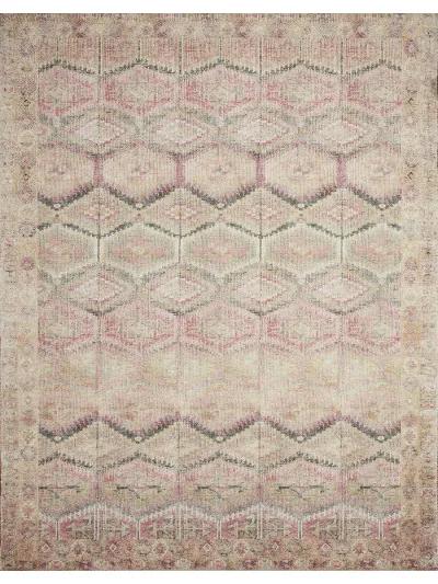 Layla LAY17 Pink/Lagoon 3'6" x 5'6" Rug by Loloi II