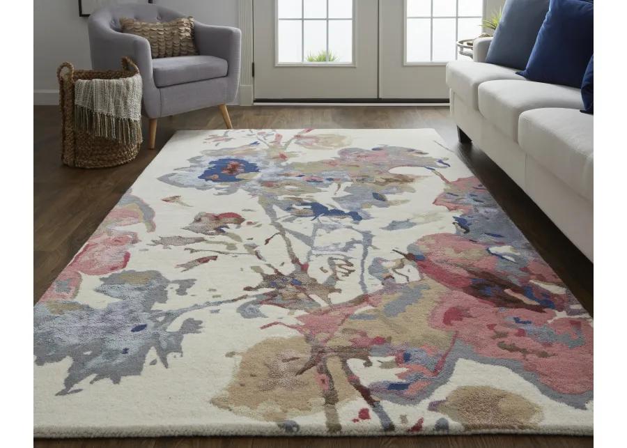 Dafney 8865F Blue/Pink/Gray 2' x 3' Rug