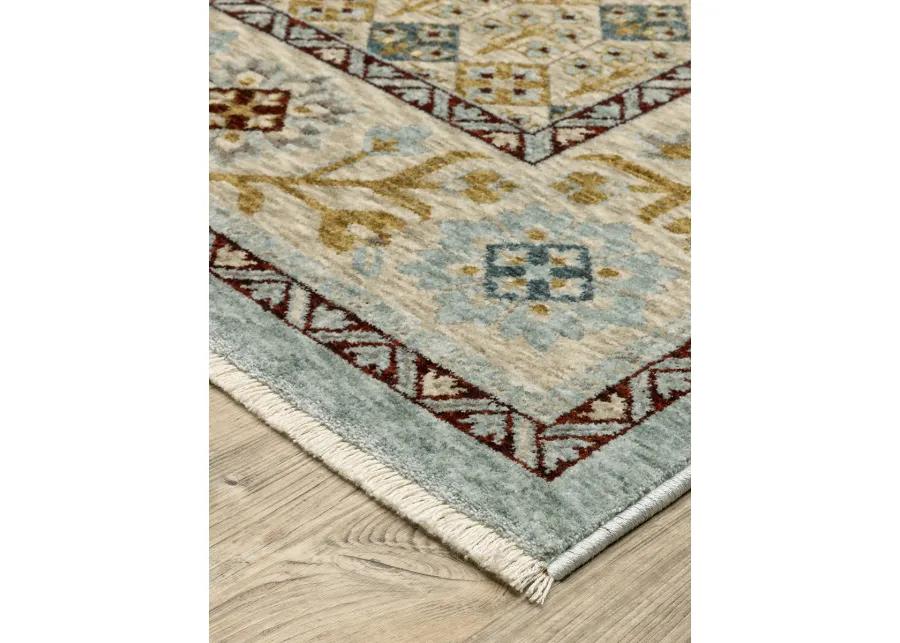 Capella 2'3" x 7'6" Blue Rug