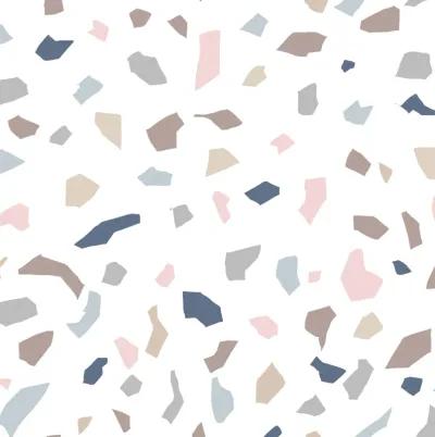 Lambs & Ivy Signature Terrazzo Abstract Organic Cotton Fitted Crib Sheet