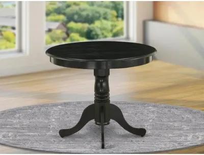 Dining Table Wirebrushed Black