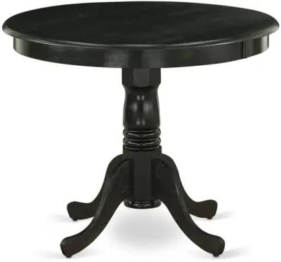 Dining Table Wirebrushed Black