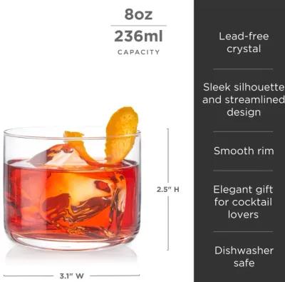 Raye Crystal Negroni Glasses