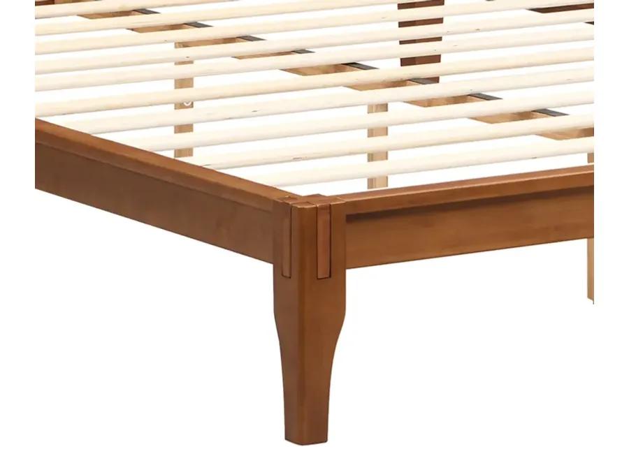 Merax Modern Bamboo Platform Bed with Headboard