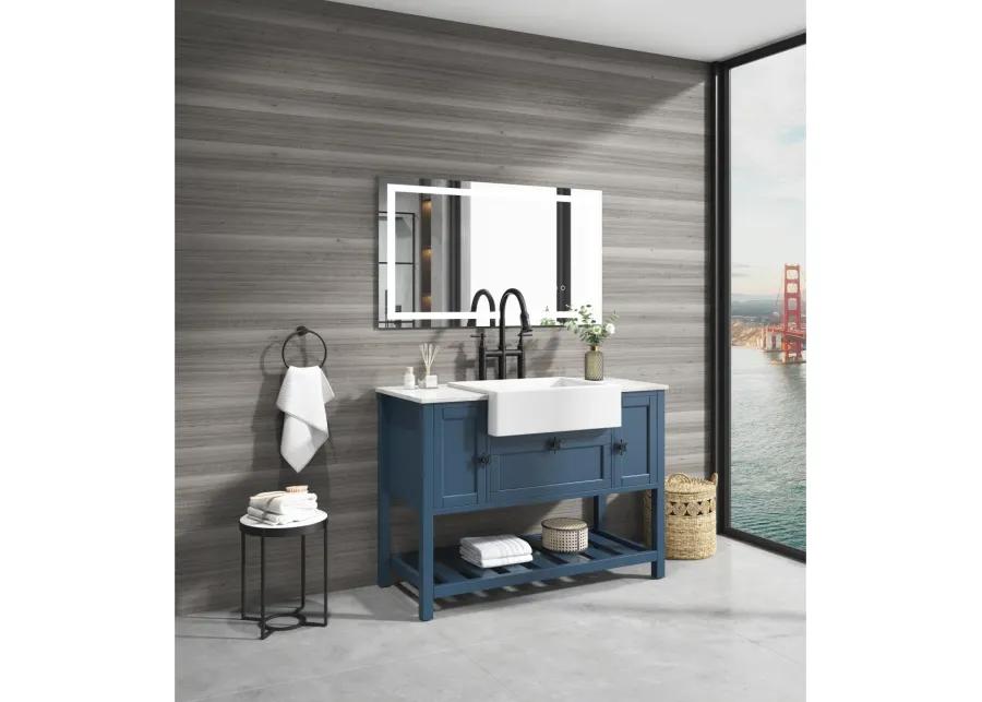 Solid Wood Bathroom Vanities Without Tops 48 In. W X 20 In. D X 33.60 In. H Bath Vanity