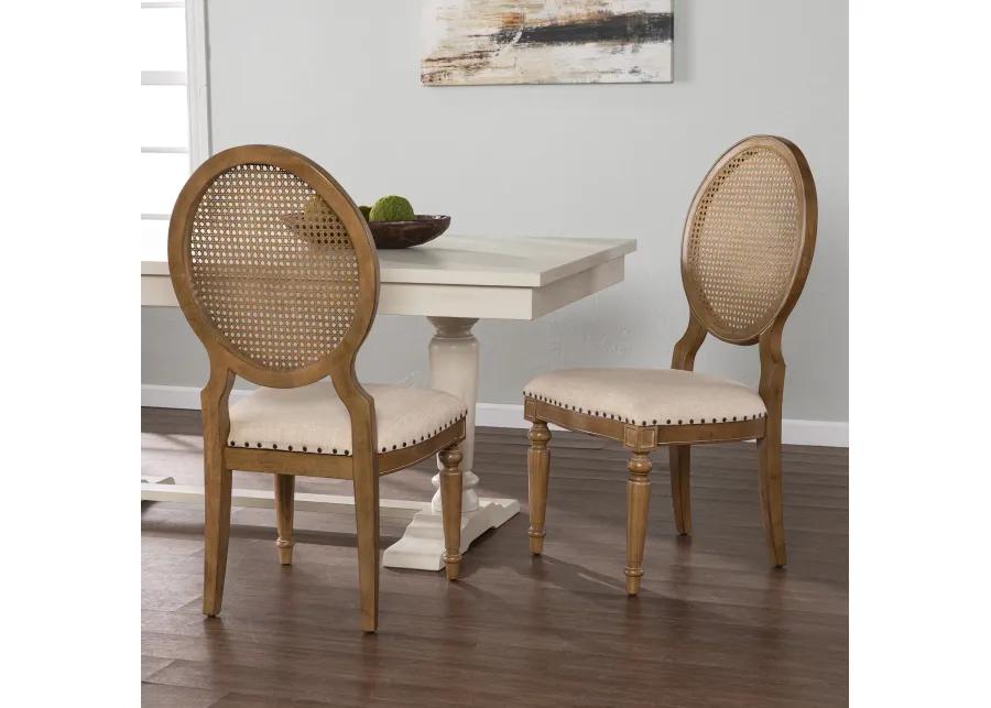 Kippview Upholstered Dining Chairs 2pc Set