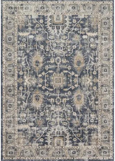 Teagan TEA03 Denim/Pebble 3'4" x 5'7" Rug