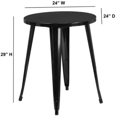 24RD Blue Metal Table