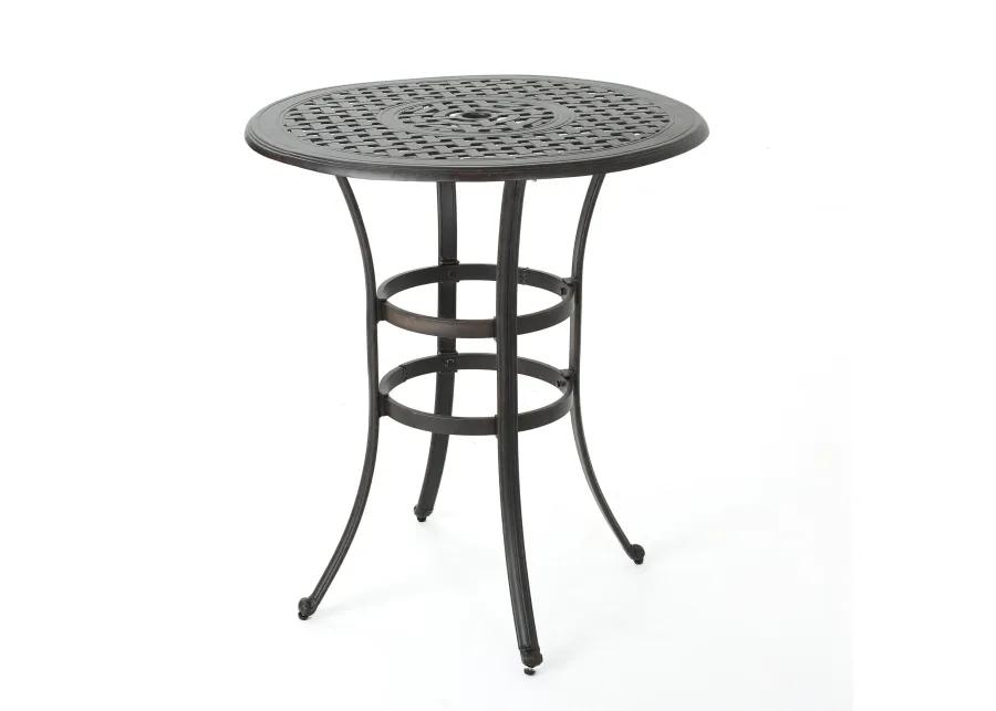 ALFRESCO 37” ROUND BAR TABLE