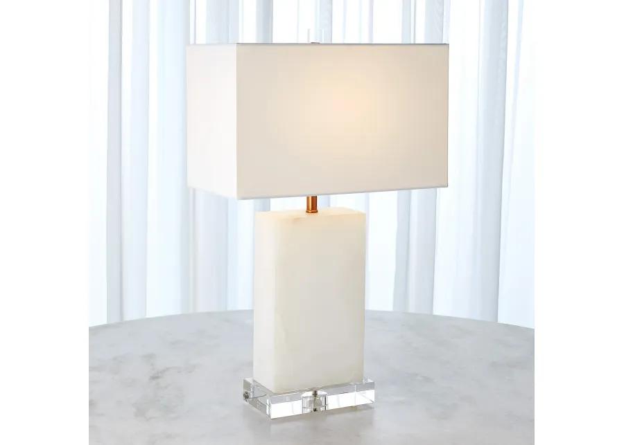 Alabaster Rectangular Table Lamp