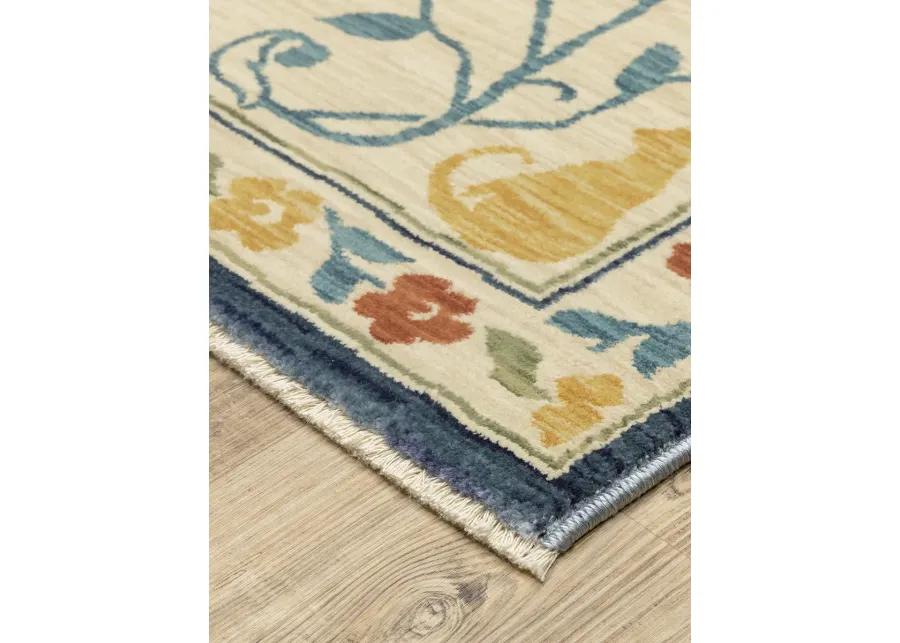 Francesca 2'3" x 7'6" Ivory Rug