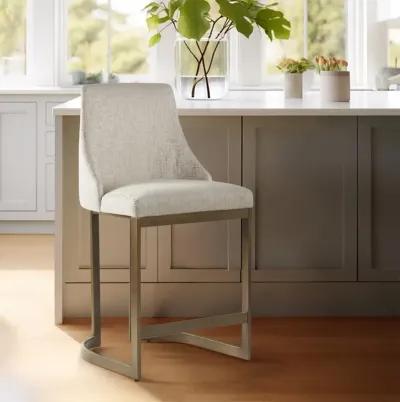 Gracie Mills Dillon Modern Upholstered Counter Stool