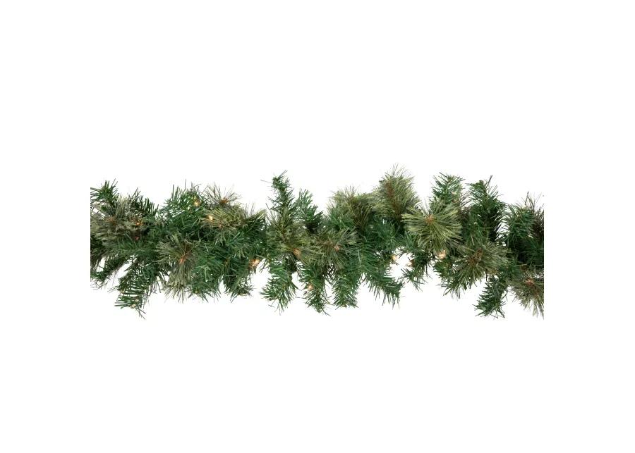 9' x 10" Pre-Lit Oregon Cashmere Pine Artificial Christmas Garland  Clear Lights