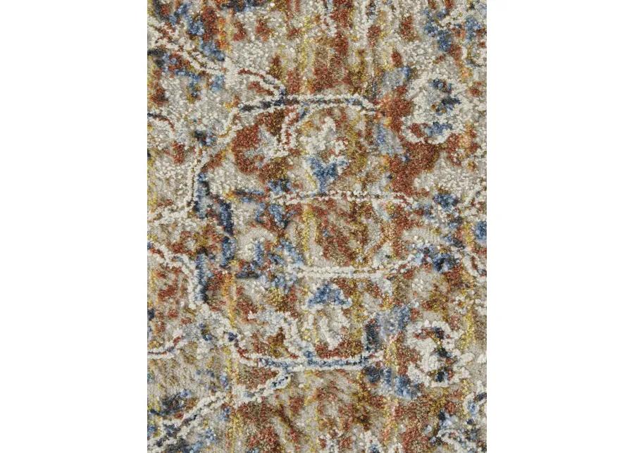 Kaia 39HVF Tan/Ivory/Orange 9'8" x 12'8" Rug